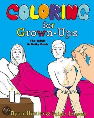 Humoristisch kleurboek voor volwassenen