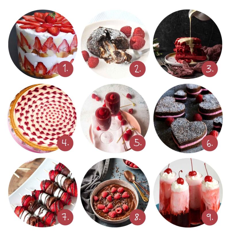 Valentijn desserts recepten
