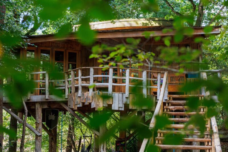Boomhut slapen Drenthe