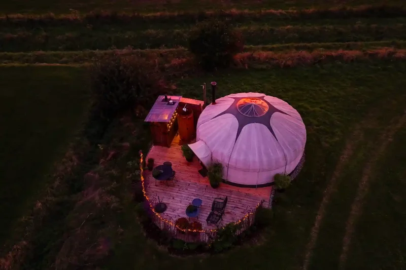 Celestial Living, luxe yurts Achterhoek