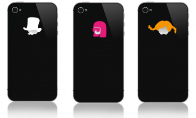 Toffe iPhone stickers